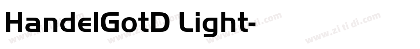 HandelGotD Light字体转换 HandelGotD Light字体转换